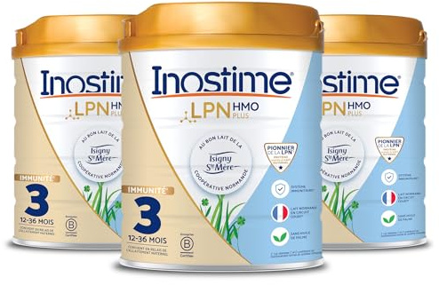 Inostime Lait Infantile LPN HMO plus 3ème âge - Lot de 3