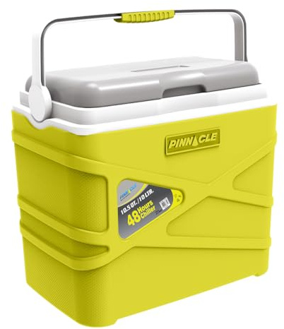 Pinnacle-Glacière Isotherme de 10 litres – Glacière Portable pour Camping/Pique-Nique – glacière Dure Qui Garde au Frais Pendant 48 Heures – avec rétention de Glace – Glacière Robuste pour la Plage,
