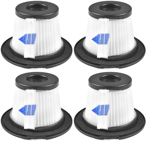 Staubsauger-Ersatzfilter,Filterteile austauschen,4Pcs Universeller Vakuumfilter,Partikel-Luftfilter,Handstaubsauger Filter,Vakuumfilterset,Schnurloser staubsauger filter zubehör