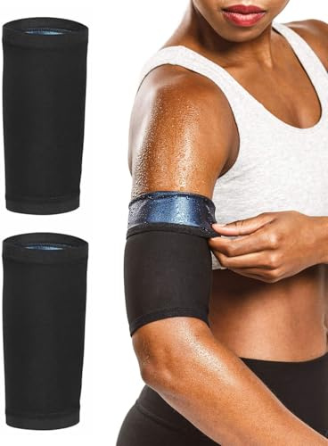 KEMUZ Fascia Dimagrante Pancia Donna - Banda Elastica Snellente per Braccia e Addominali, Cintura Regolabile per Allenamento e Vita Quotidiana, Comfort Estremo e Design Ergonomico (2 Pezzi)​.