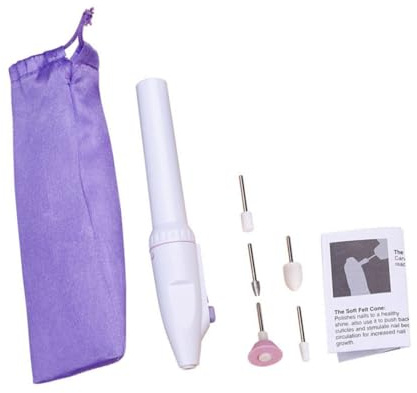 LALADEFIEE Máquina Pulidora De Manicura Eléctrica Usb Portátil Mini Herramienta De Manicura Para Uñas Esmalte Uso Diario