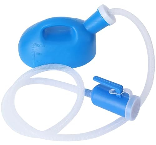 Bouteille d'urine unisexe Portable de 2000ml avec Tube, urinoir de chevet anti-déversement capacité pour voiture, maison, voyage, Camping