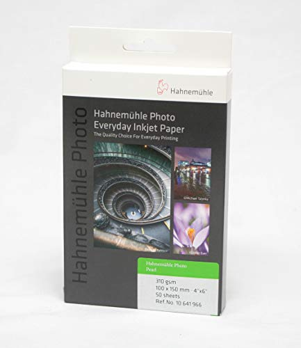 Hahnemühle Photo Pearl, 310g/m², 100 x 150 mm, hellweiß, Photo Cards, 50 Blatt