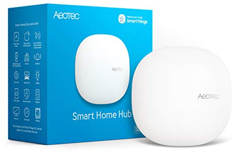 Aeotec Smart Home Hub, Works as a SmartThings Hub, Z-Wave, Zigbee, Matter Gateway, Compatible with Alexa, Google Assistant, WiFi