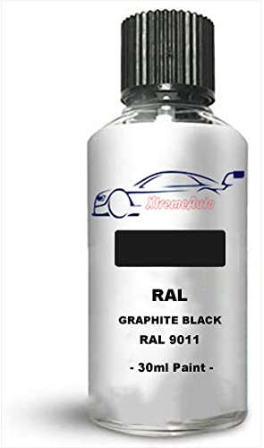Xtremeauto Touch Up Paint Interior/Exterior RAL 9011 Graphite black Satin Finish Interior Scratch Repair: Wall, Cabinets, Trim, Molding, Furniture, Windows, Fascia