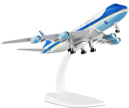 Busyflies 1:300 Scale Air Force One Boeing 747 Airplane Models Alloy Diecast Airplane Model