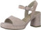 Tamaris COMFORT Damen Sandalen mit Absatz aus Leder mit verstellbarem Riemen, Rosa 1 (Rosa), 40 EU
