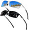 2 Stück Sonnenbrille Herren Polarisiert Outdoor,Sportbrille HD View Polar Sunglasses Men Metallrahmen Fahrerbrille Schwarz Blaue Gläser Pilotenbrille Herren Klassische Retro 100% UV400 Schutz