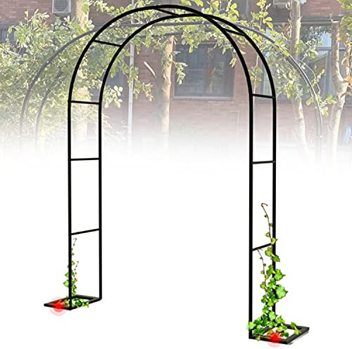 GEHPYYDS Arche de Jardin en métal et tonnelles de Jardin, tonnelle Tubulaire Solide résistante pour Les Plantes grimpantes de Roses soutiennent la décoration de Jardin d'arc,200×25×230cm/78″×9.8″×90″