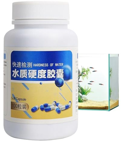 Hogvinnatil Kit Di Prova Di Durezza 'acqua, Kit Di Test Per Addolcitore D'acqua, Set Di Test Per Acquario Stagno Piscina, Applicazioni Per Acquario Stagno Piscina
