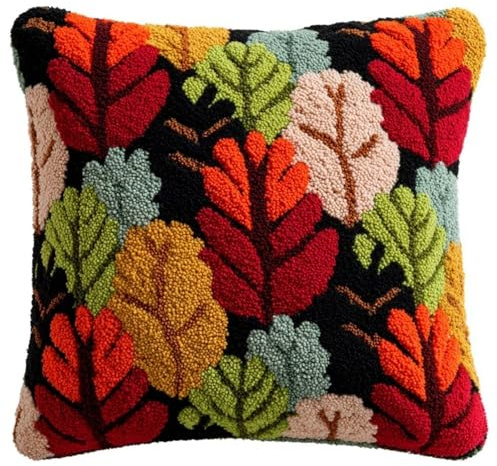 AxiangziK Kit de almohada con gancho para colgar,piñas Kit para hacer fundas de cojín DIY 43x43cm,para decorar el sofá,el dormitorio o como regalo
