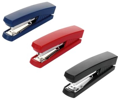 Herlitz 08757106-003 Heftgerät Mini, Heftleistung: 8 Blatt, sortiert