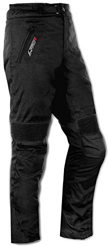 A-pro Cordura Tela Moto Pantalones Prueba de Agua extraíble Termica Touring Hombre 42