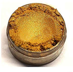 KandyDip Effektpigment TOP Secret Gold Pearl Perlglanz Metallic Farbpulver Pigment für Epoxidharz Autolack Sprühfolie Aquarell Seife Powder (5 Gramm)