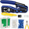 Brileine RJ45 Crimpwerkzeug-Set Cat5e Cat6 Crimpwerkzeug-Set
