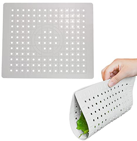 DBOO Rubber Sink Dish Drainer Mat Non Slip Protector Liner Anti-Slip Kitchen (31.5X26CM)