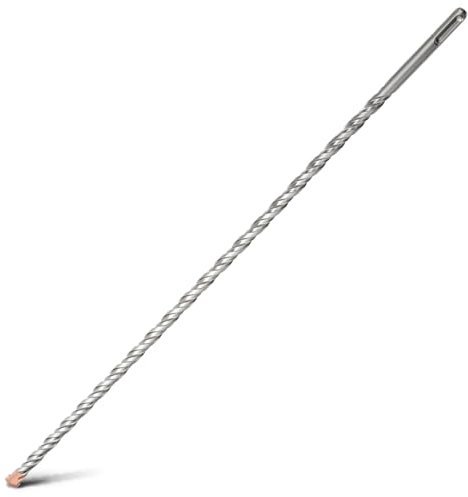 HSAWBIT SDS-Mauerwerkbohrer, 10 mm x 500 mm, lang, Wolframkarbid-Spitze, SDS-Plus-Schaft, für Mauerstein, Beton, Ziegel