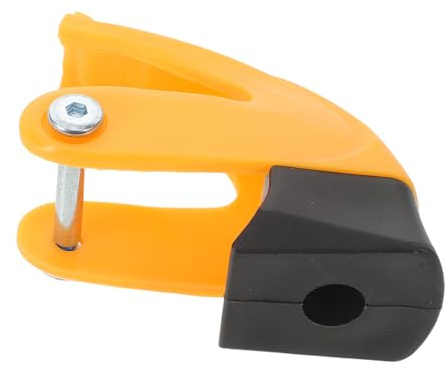 ANDRESLAD Inline Skate Brake Replacement Yellow-black Plastic Roller Skate Pad with Shock Absorption and High Visibility for Outdoor Safety and Fit
