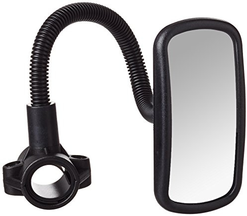 hr-imotion Cykelspegel/e-skoter-spegel med justerbar svanhals och konvext glas för ytterligare översikt och ökad säkerhet [Made in Germany I Snabb montering] – 10411101