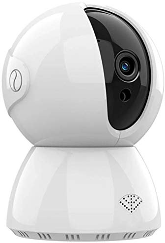 ZKHD 360 ° Intelligent Babyphone 1080P Caméra De Surveillance sans Fil WiFi À Deux Voies De Détection Lecture Vidéo De Suivi De Mouvement Voix De Vision Nocturne Infrarouge,EU