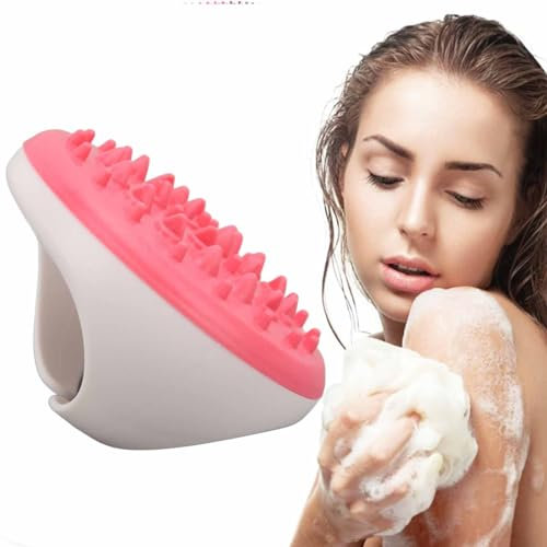 Cellulite-Massagebürste Entfernt Körper Cellulite Lindert Muskelverspannungen Silikon-Körperwäscher Körpermassagegerät Peeling Haarduschbürste Bad Massage Scrubber für Körper Abnehmen Spa