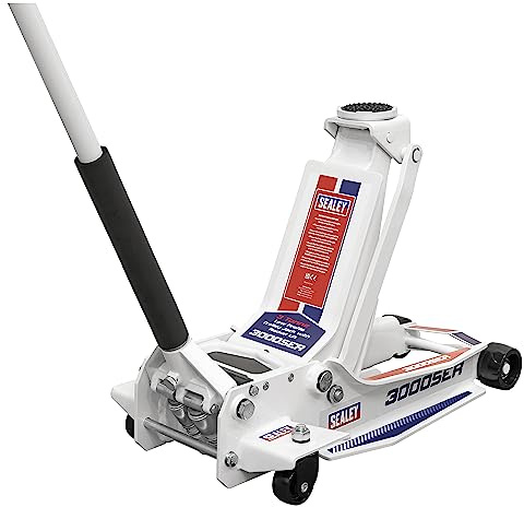 Sealey Trolley Jack 3 Tonne Low Profile Long Reach Rocket Lift - 3000SER