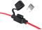 AMPIRE XSM1.0 Sicherungshalter 1mm², 2A MINI-Sicherung, wasserdicht, Kunststoff, Kupfer, Edelstahl, Elektrik / Elektronik / Sicherungshalter