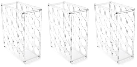 Loufy 3er-Pack Vinyl-Rollen-Organizer, Vinyl-Rollenhalter, Vinyl-Aufbewahrungs-Organizer, Präsentationsständer