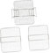 PartyKindom Fryer Dehydration Rack 3 Tier Rack Stackable Shelves for Air Fryer Grilling Rack Air Fryer Grill Rack Non-Stick Sturdy Kitchen Accessory