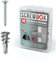 SCREWBOX® Drywall Fixings Anchor and Screws - 10-Piece Set for Heavy duty plasterboard fixings, Metal Self Drilling Screws and Wall plugs set, Plasterboard Anchors for Stronger Grip & Lasting Quality
