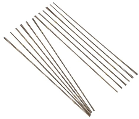 Lame per Sega da Gioielliere, Assortimento di Lame per Sega da Traforo 6/0 Multifunzionali Senza Intoppi per l'artigianato