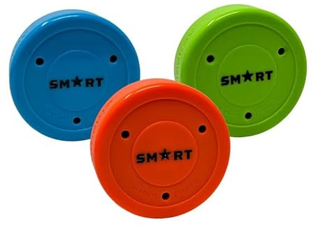 Smarthockey Hockey Shooting Pucks (3 Pack), 10oz, 6oz, 4oz - Assorted Shooting Pucks