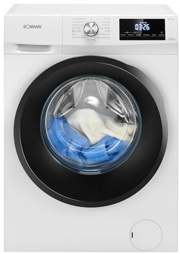 Bomann® Waschtrockner | Waschen und Trocknen | 10 Jahre Motor-Garantie | 8 kg Waschen, 5 kg Trocknen | Invertermotor | 1400 U/Min | Waschmaschine mit Trockner integriert | WAT 7186 weiß