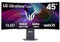 LG UltraGear™ 45GX90SA-B Curved Gaming Screen 45 - OLED Panel WQHD (3440x1440), 0.03ms GtG 240Hz, DisplayHDR™ TrueBlack 400, DCI-P3 98.5% (CIE1976), AMD FreeSync Premium, NVIDIA G-Sync