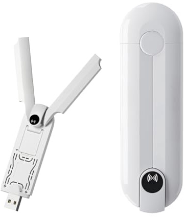 Ouitble 4G LTE USB Dongle Mobile Router USB WiFi Modem Unterstützt 10 Benutzer, 150-Mbit/s Download 50 Mbit/s Upload Tragbarer Reise-Hotspot für Camper Zuhause Reisen