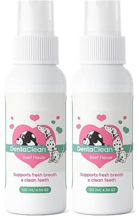 2026 Nouveau spray Dentaclean pour chiens et chats, désodorisant naturel, solution de soins bucco-dentaires sans brosse, spray dentaire à usage quotidien pour le contrôle de la plaque dentaire (2)