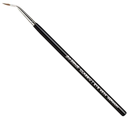 Da Vinci Classic - Pennello per eyeliner, taglio obliquo, setole scure
