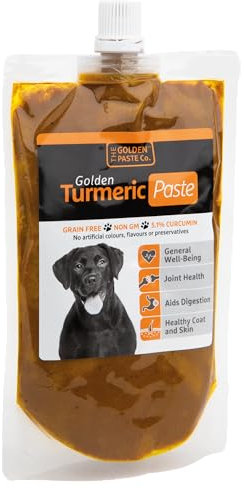 The Golden Paste Company for Dogs Anti Inflammatory and Aids in Joint Health, Turmeric with Apple Cider Vinegar & Ceylon Cinnamon, 200g