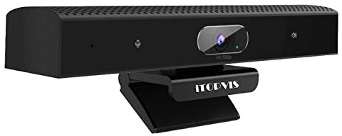 Webcam mit Mikrofon und Lautsprecher ,Full HD 1080P Weitwinkel USB Videokonferenzkamera,Intelligente DSP-Rauschunterdrückung， für Konferenzräume videokonferenzsystem für Mac, PC, Laptop, Desktop…