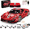 CaDA Master C61042w Supercar 488 Klemmbausteine,3187/pcs Technik Groß Ferngesteuert Auto 1:8 Bausteine,MOC Sportwagen Modell Spielzeug für Erwachsene und Jugendliche