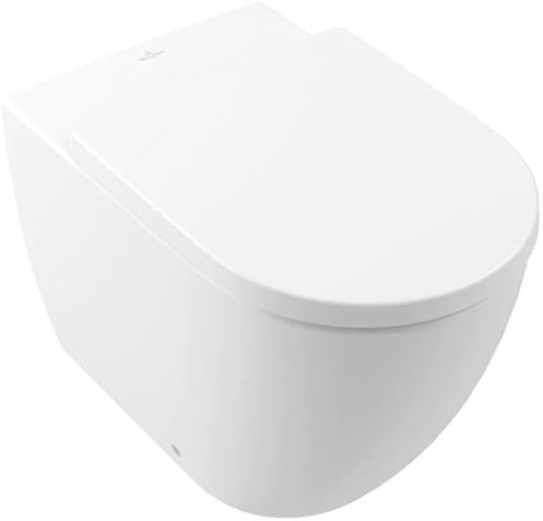 Villeroy & Boch Subway 3.0 Tiefspül-WC, bodenstehend, spülrandlos, TwistFlush, 370x600 mm, 4671T0, Farbe: weiß-alpin
