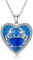 LONAGO Krebs Halskette für Frauen 925 Sterling Silber Tierkreiszeichen Krebs mit Türkis Anhänger Halskette