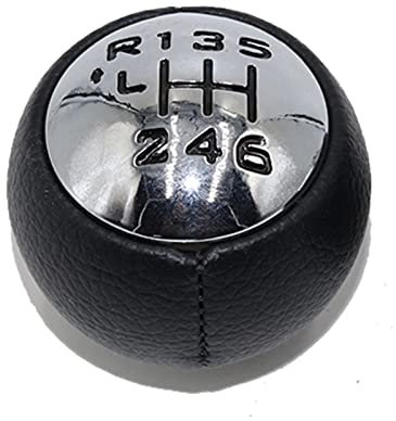 WEIFANAA Pomello Leva Per Fiat Per Scudo 2 II 2007-2016 Selettore Marce Manuale Leva Del Pomello Del Cambio Per Auto Cambio Cambio In Pelle Manopola Manuale(Colore:6 speed)