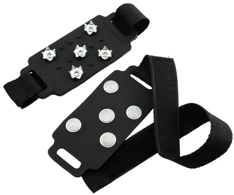 Garras para Nieve Crampones Ajustables de Tracción