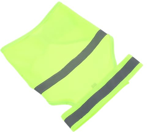 Homoyoyo Chaleco Reflectante de Seguridad para Mascotas Ajustable Transpirable y Ligero Talla S Color Amarillo Fluorescente Adecuado para Paseos Correr y Senderismo Perros