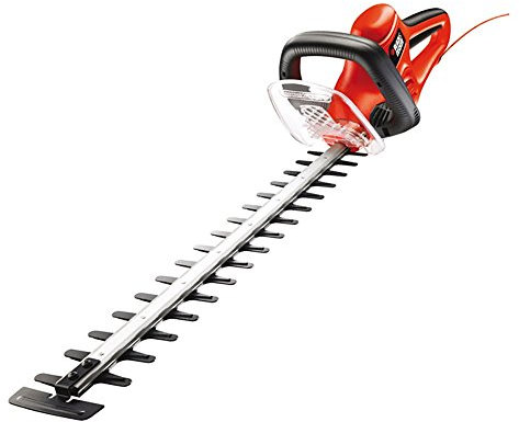 BLACK+DECKER TAGLIASIEPI 700 W - LAMA 70 cm - PASSO 30 mm - PROTEZIONE PUNTA - COPRILAMA RIGIDO - LAME A DOPPIA AZIONE ASIMMETRICHE GT7030-QS