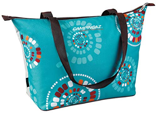 Campingaz Kühltasche Ethnic MiniMaxi 15L, Isoliertasche mit Schulterriemen, kühlt bis zu 10 Std, faltbare Isotasche zum Einkaufen, Camping oder als Picknicktasche