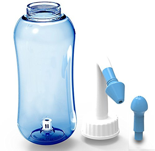 ONCCI Neti Pot 300 ML Lavage Nasale Lavage de Nez Hygiène Nasale Enfants Adultes Ecoulement Nasal Clair