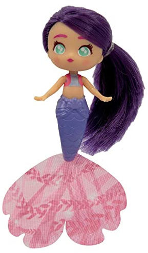 Giochi Preziosi SEASTERS Meerjungfrau-Puppe Überraschung, Prinzessin, die Sich in eine Meerjungfrau verwandelt, mit geheimen Accessoires, Spielzeug für Kinder ab 3 Jahren, Eat00