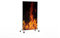 Könighaus Bild Infrarotheizung Standgerät - 1200 Watt - Energiesparend = wärmt innerhalb von 2 Minuten - mit Standfüßen & Thermostat - mobile Standheizung - Echter Hingucker mit Motiv: Lagerfeuer